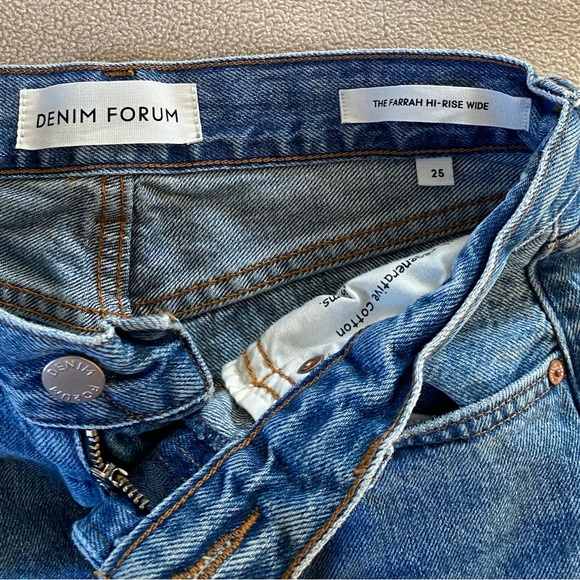 Denim Forum The Farrah Hi-Rise Wide - Picture 2 of 9
